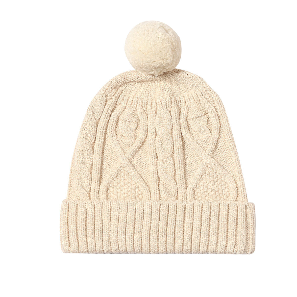 Maddy Knitted Pom Hat | Cream