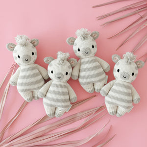 Hand Knit Baby Zebra