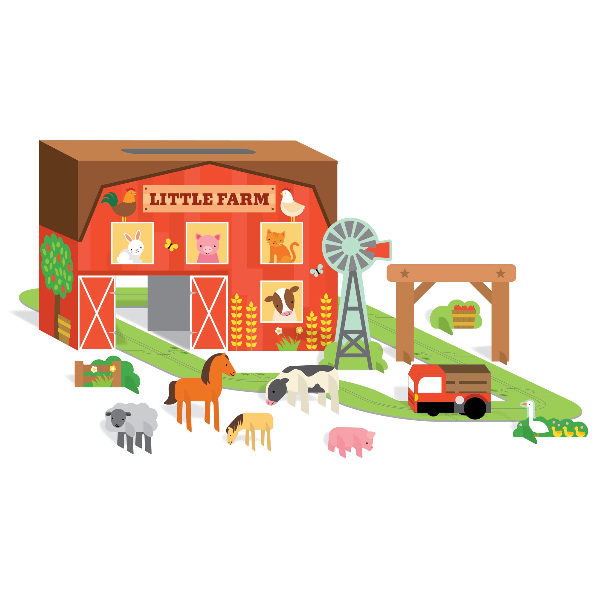 Wind Up and Go | Little Farm Play Set