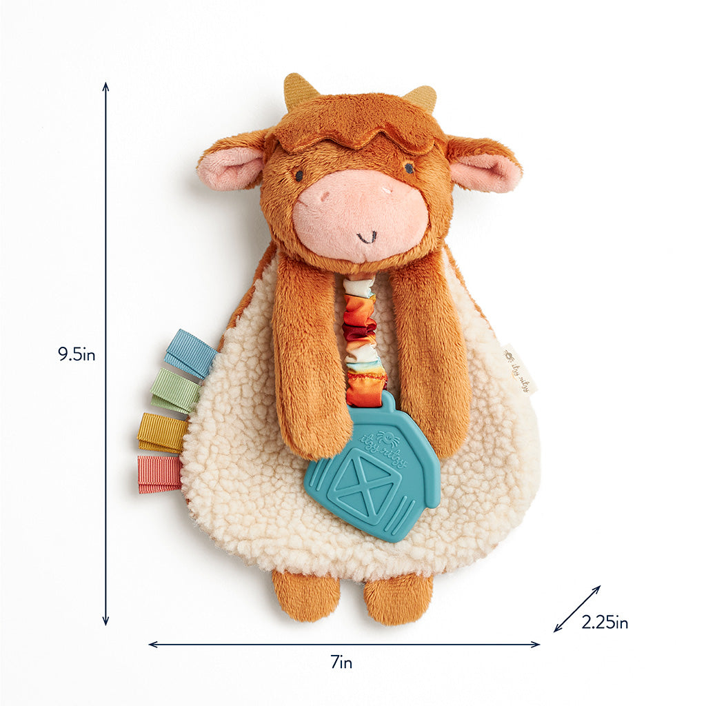 Itzy Friends Lovey™ Plush | Highland Cow