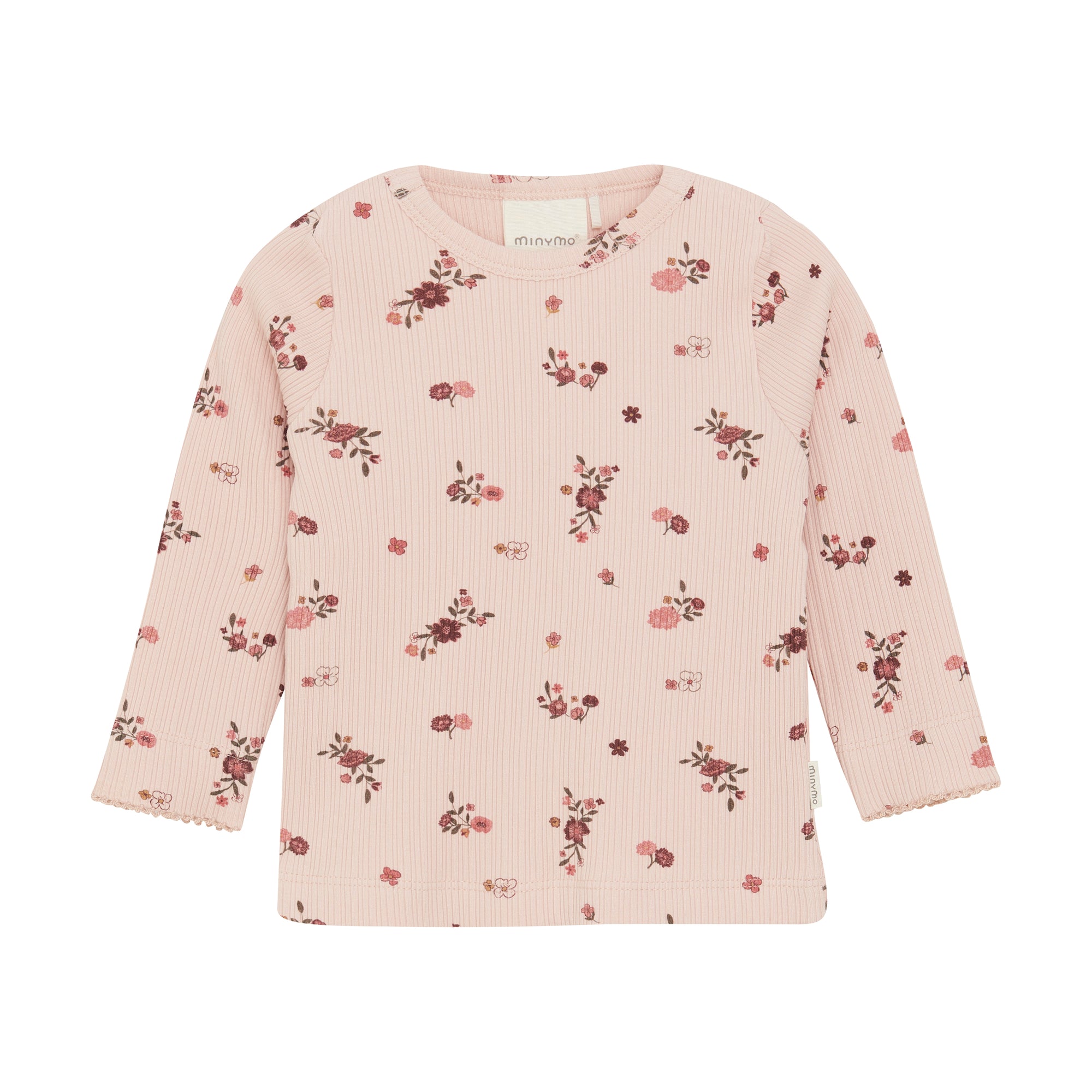 Baby Long Sleeve Floral Print Shirt | Sepia Rose