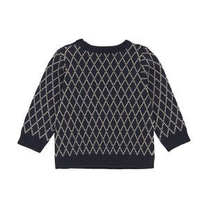 Baby Knit Pullover | Parisian Night Blue