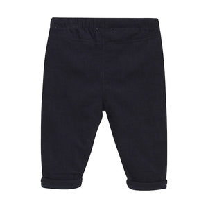 Baby Boys Rolled Cuff Corduroy Pants | Parisian Night Blue