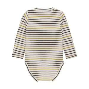 Baby Long Sleeve Striped Bodysuit | Moonbeam