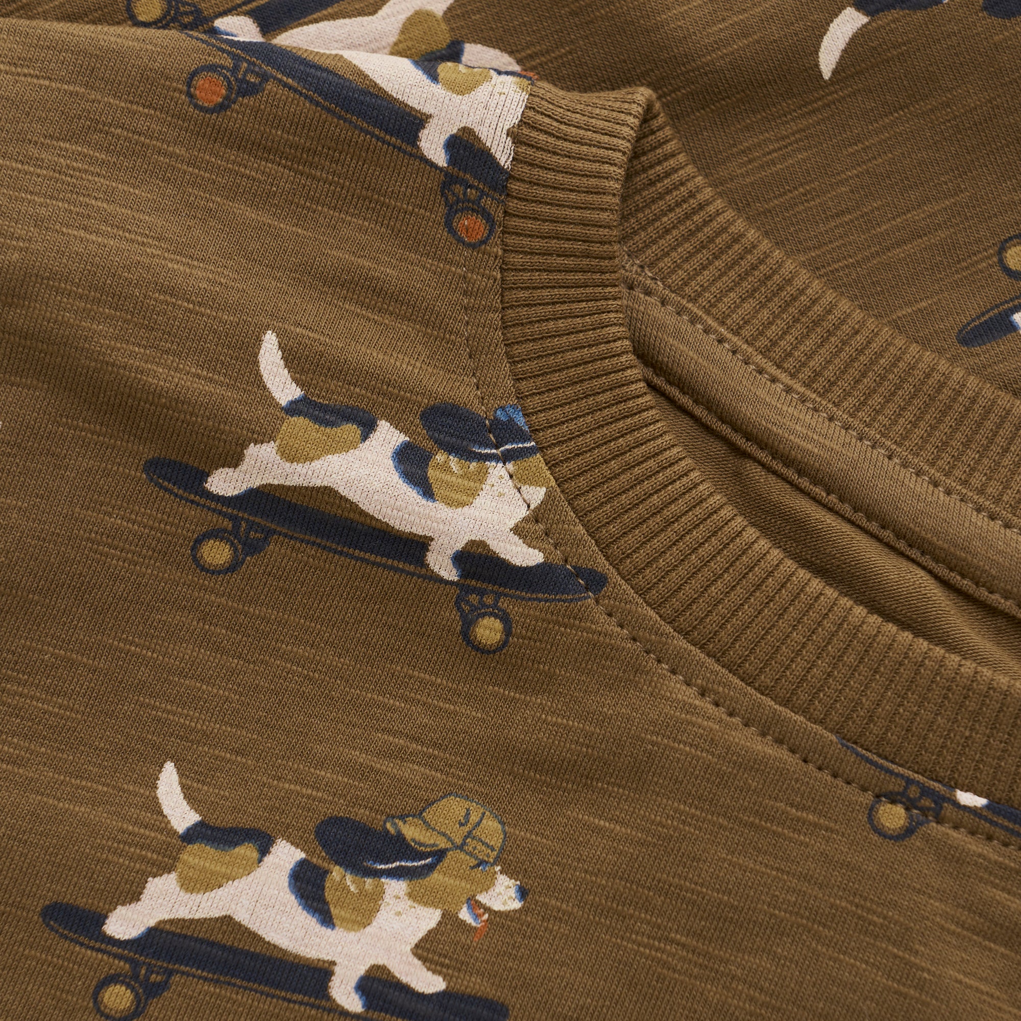 Long Sleeve Graphic Tee | Sepia