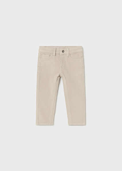 Baby Boys Basic Corduroy Pants | Gypsum