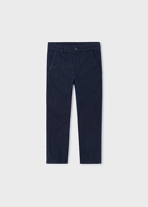 Boys Basic Chino Pants | Navy