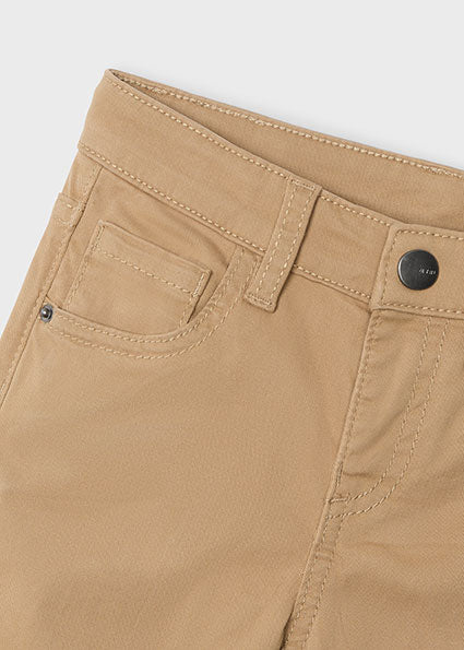 Boys 5 Pocket Slim Fit Pants | Toffee