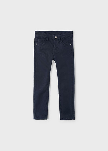 Boys 5 Pocket Slim Fit Pants | Navy