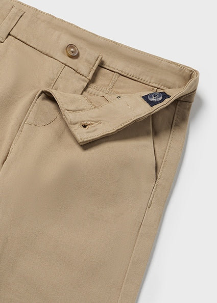 Baby Boys Basic Chinos | Almond