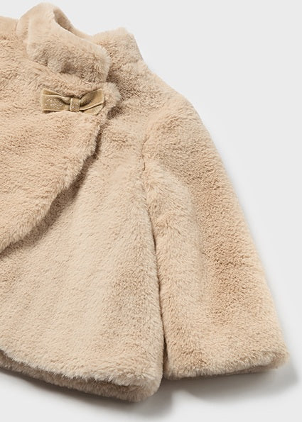 Baby Girls Faux Fur Coat | Tapioca