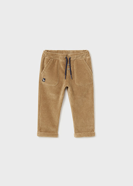 Baby Boys Corduroy Jogger Style Pants | Toffee