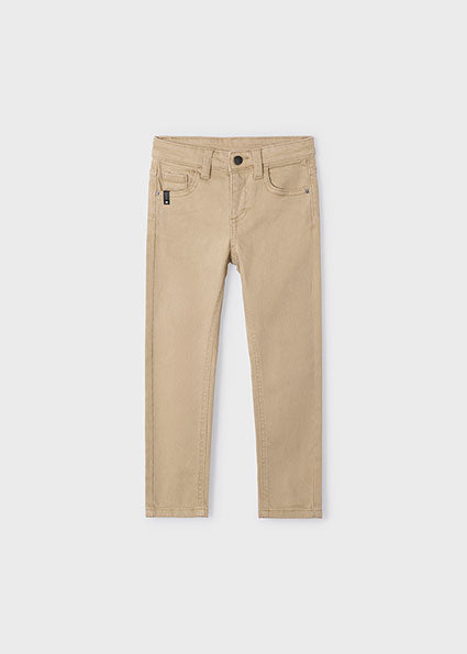 Boys Skinny Pants | Almond