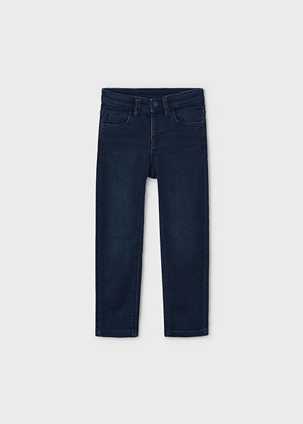 Boys Soft Slim Fit Jeans | Blue Black Wash