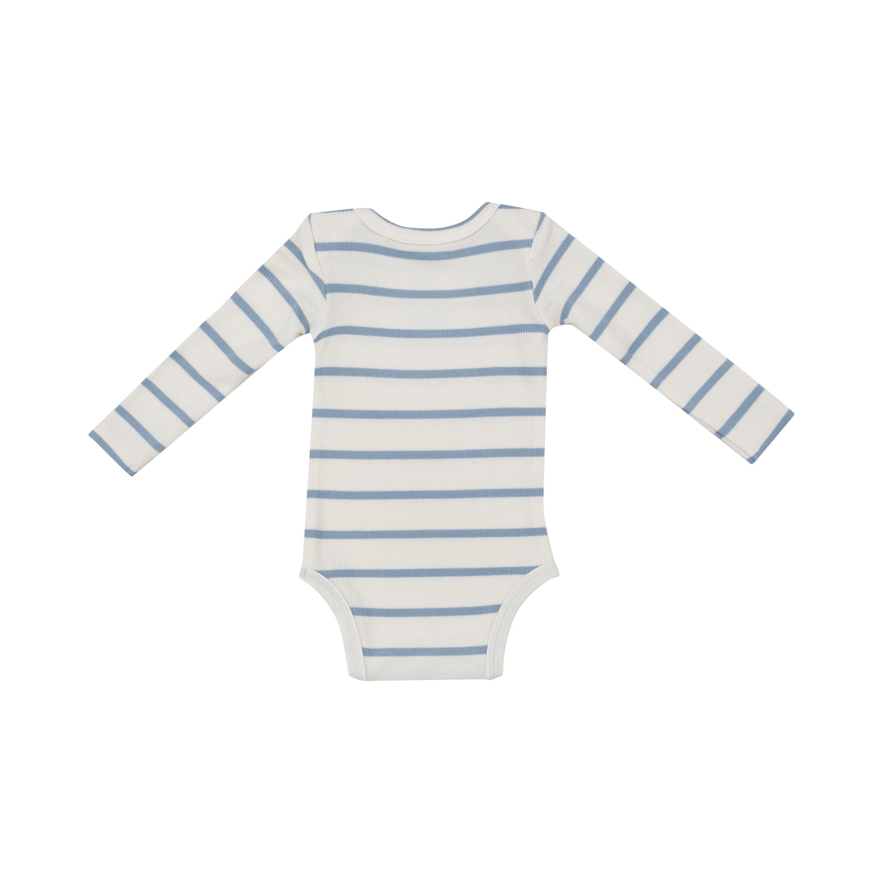 Ribbed Stripe Glacier Lake Bodysuit