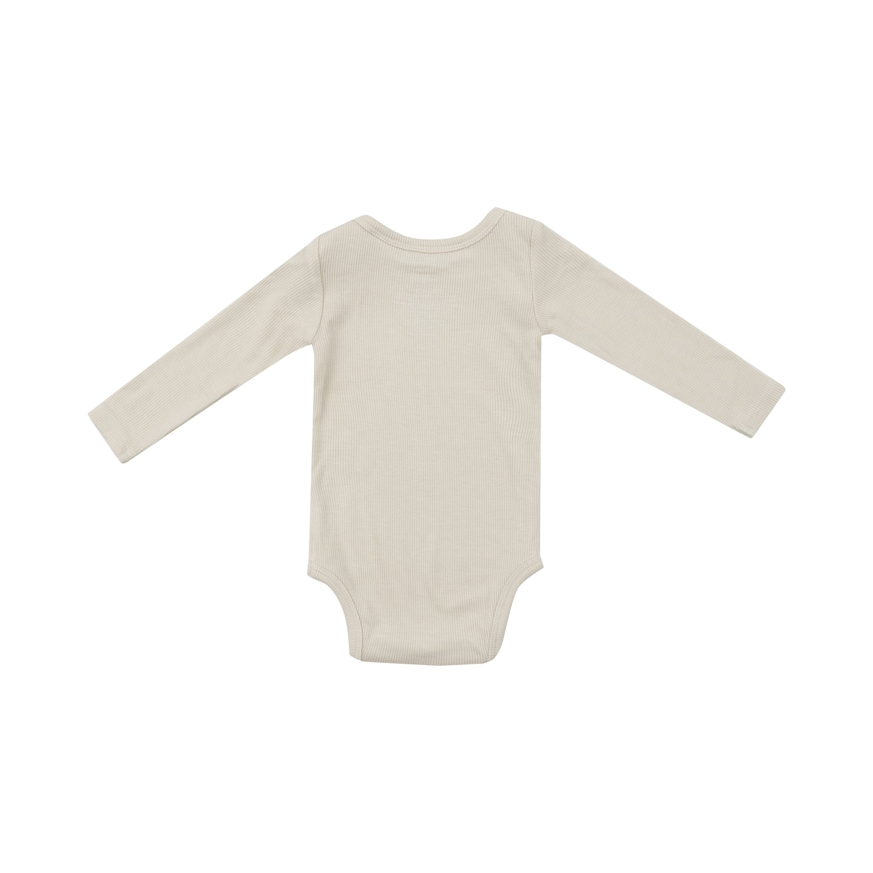 Birch Solid Ribbed Bodysuit