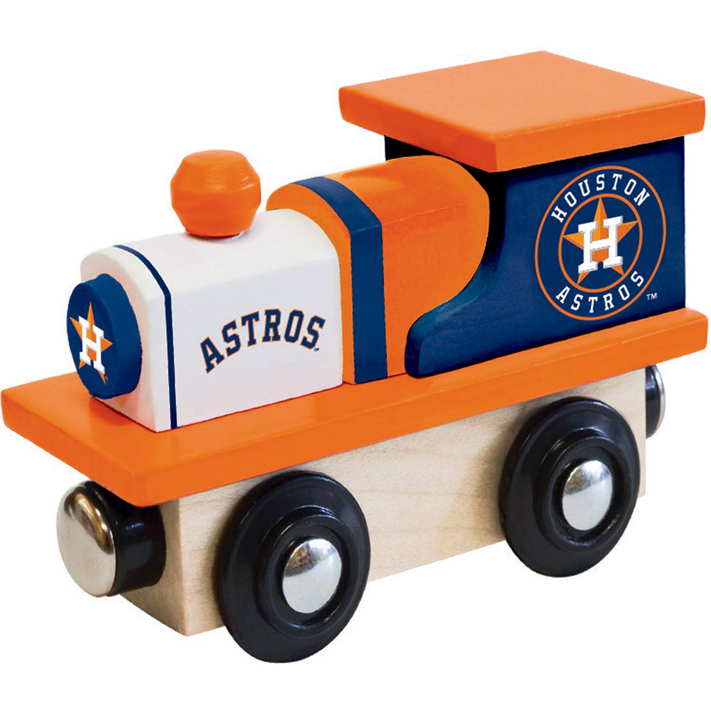 Houston Astros Wooden Toy Train Engine