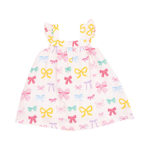 Colorful Bows Muslin Sundress