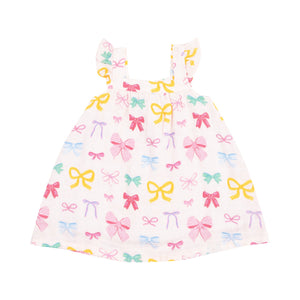 Colorful Bows Muslin Sundress