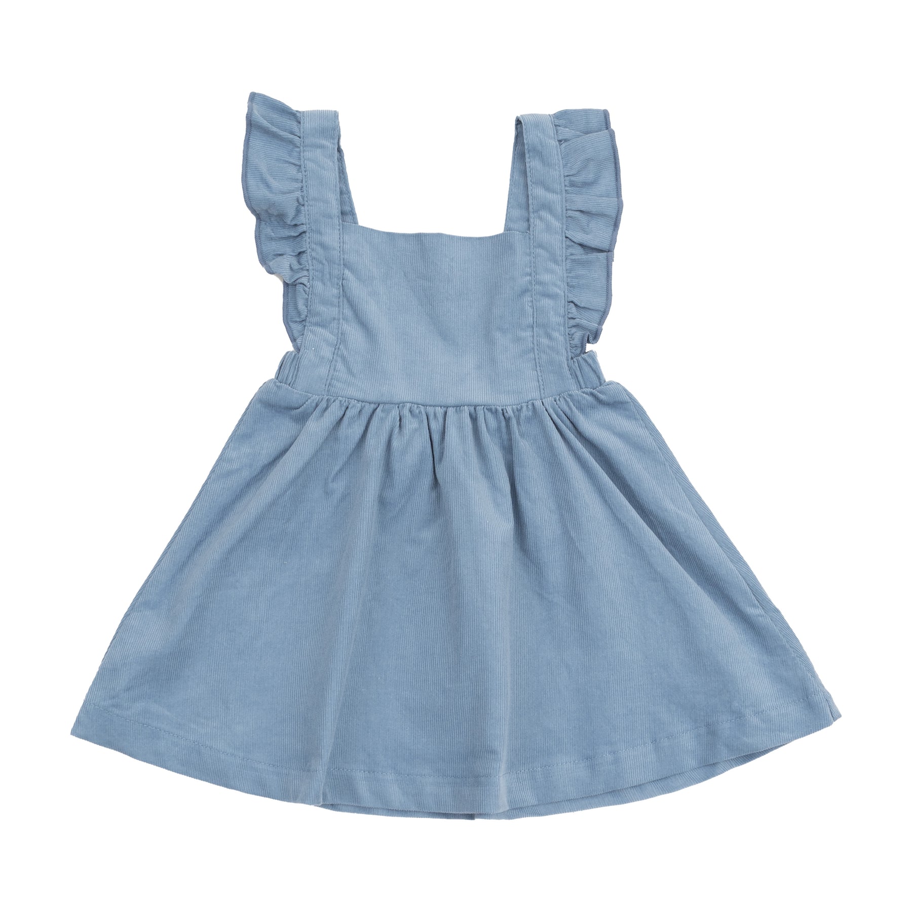 Corduroy Glacier Lake Pinafore Dress