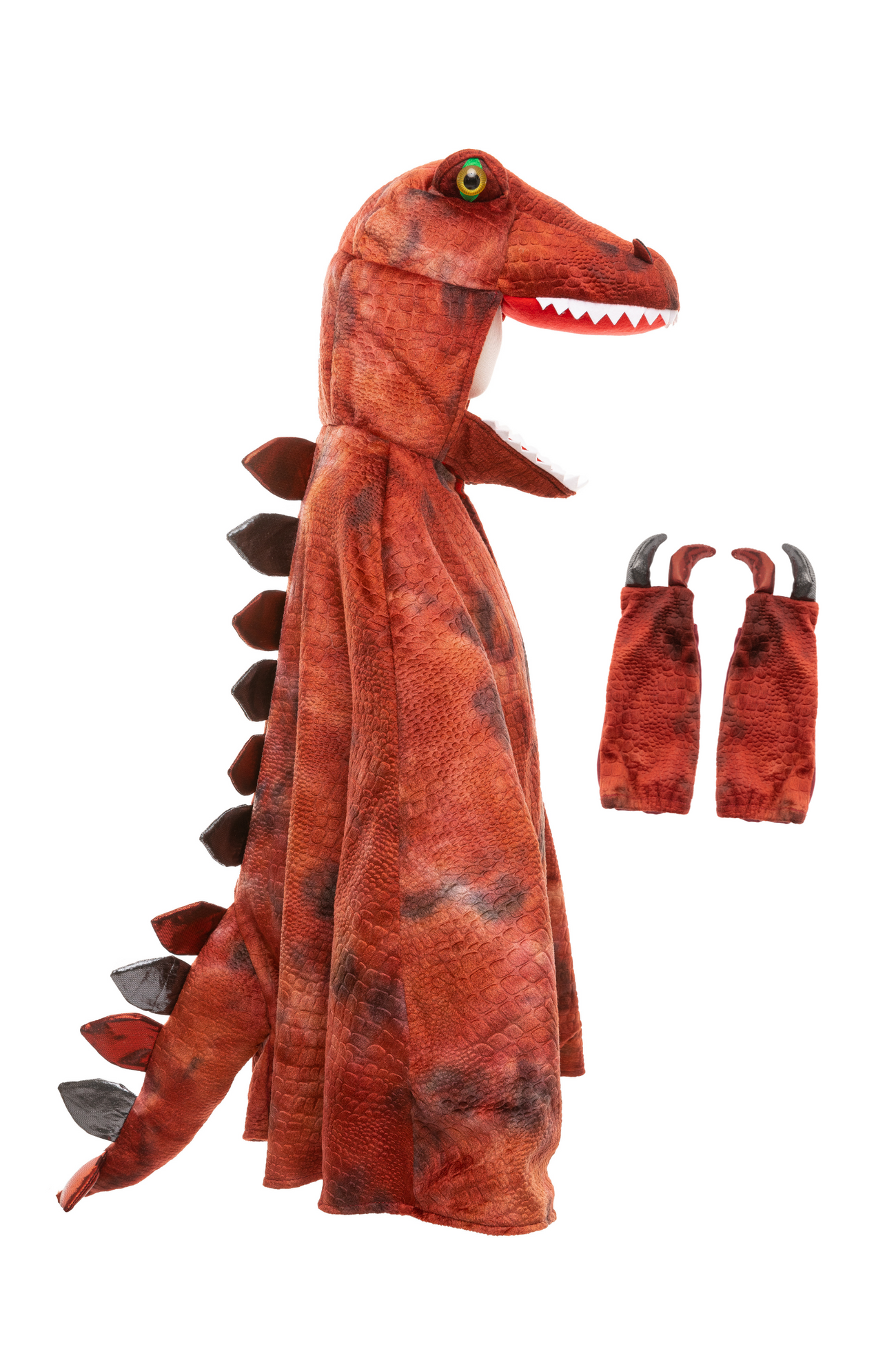 Red & Black Grandasaurus T-Rex Cape with Claws