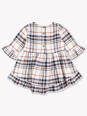 High Low Ruffle Tunic | Homegrown Harvest Plaid