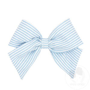 King Genuine Seersucker Fabric Bowtie with Tails | Assorted