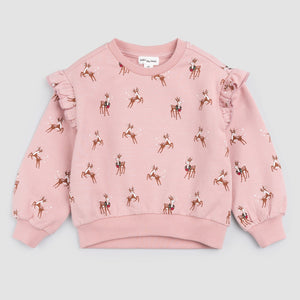 Reindeer Games Sweatshirt | Rose