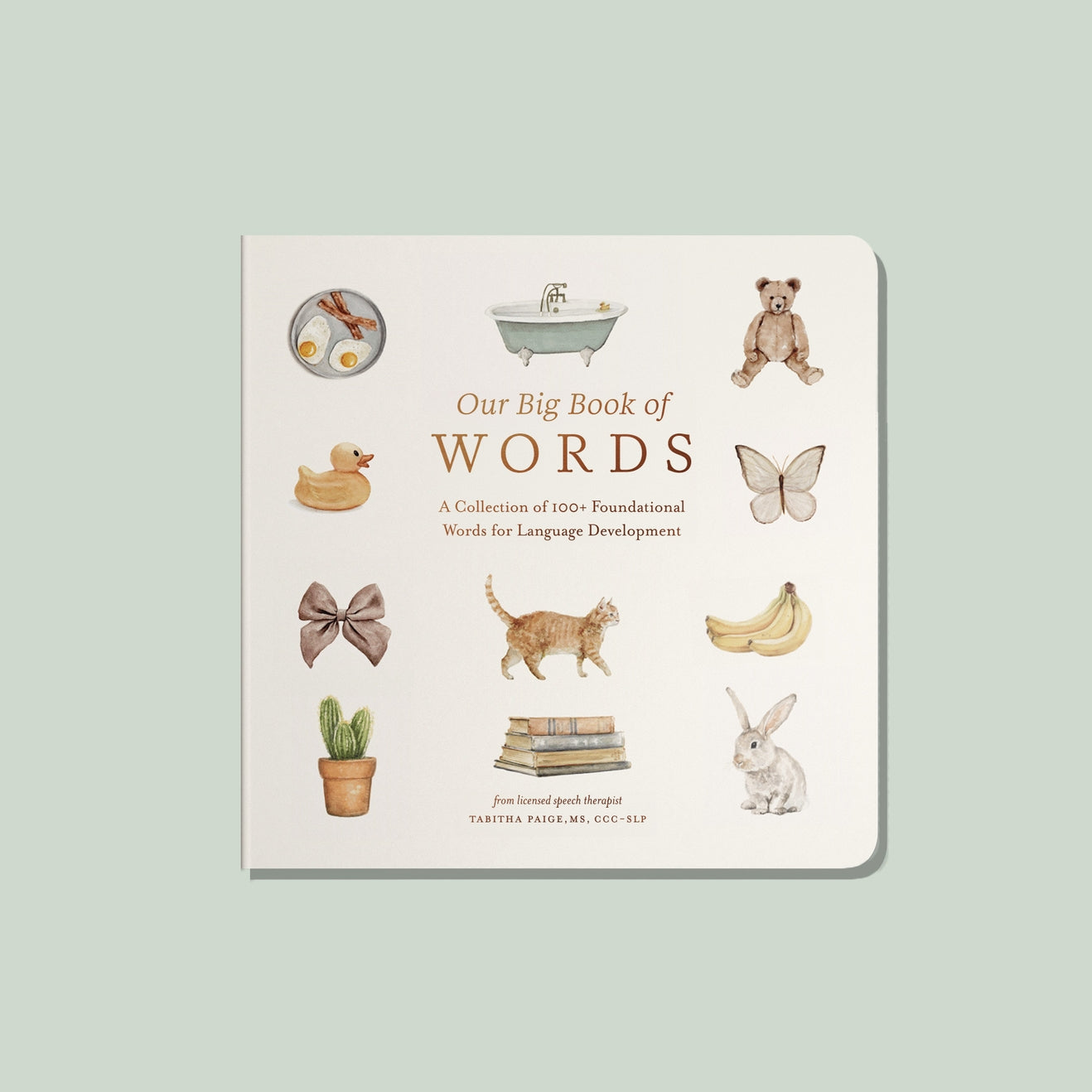 Our Big Book of First Words : A Collection of 100+ Foundational Words for Language Development | by Tabitha Paige