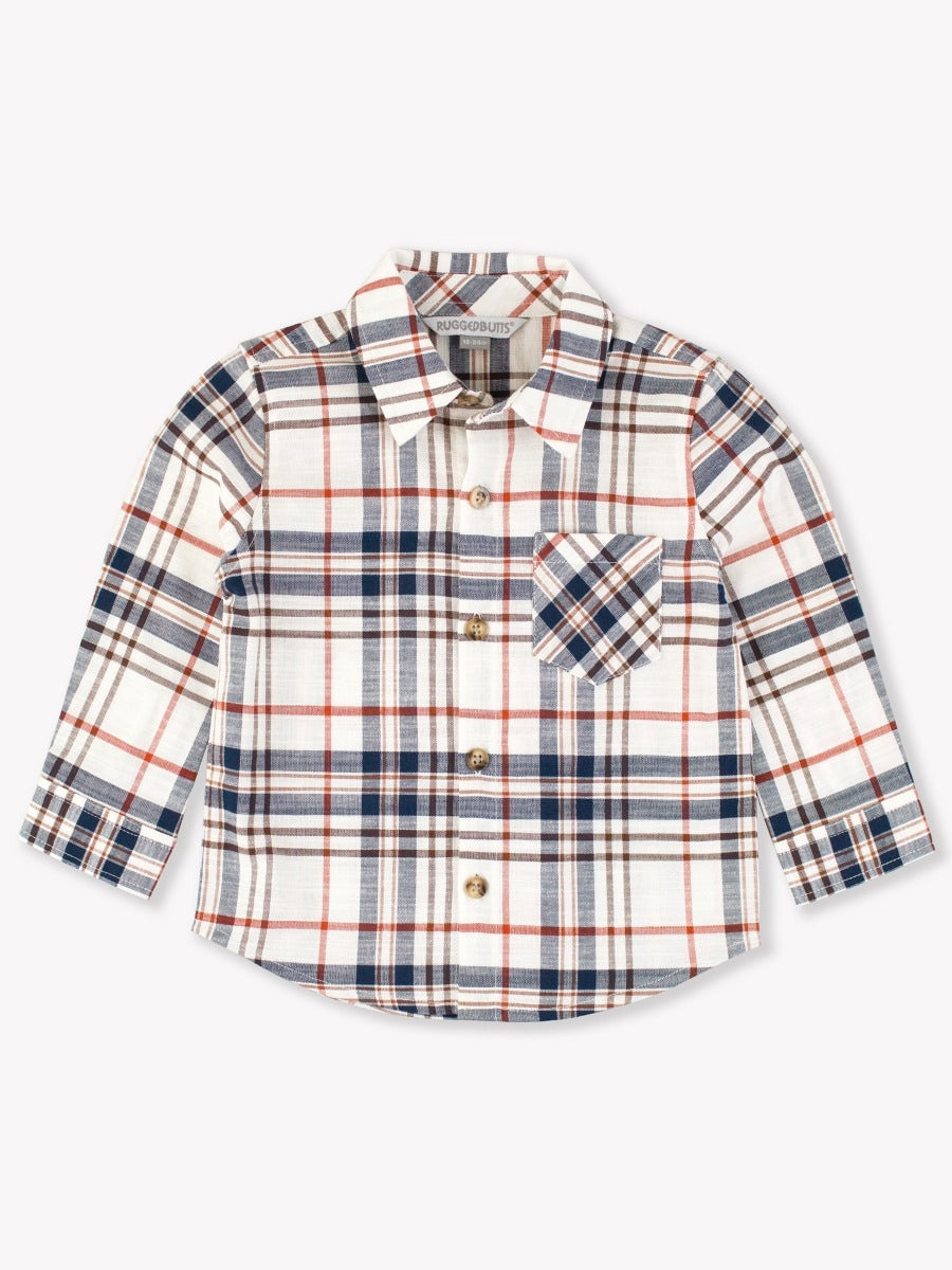 Long Sleeve Button Down Shirt | Homegrown Harvest Plaid