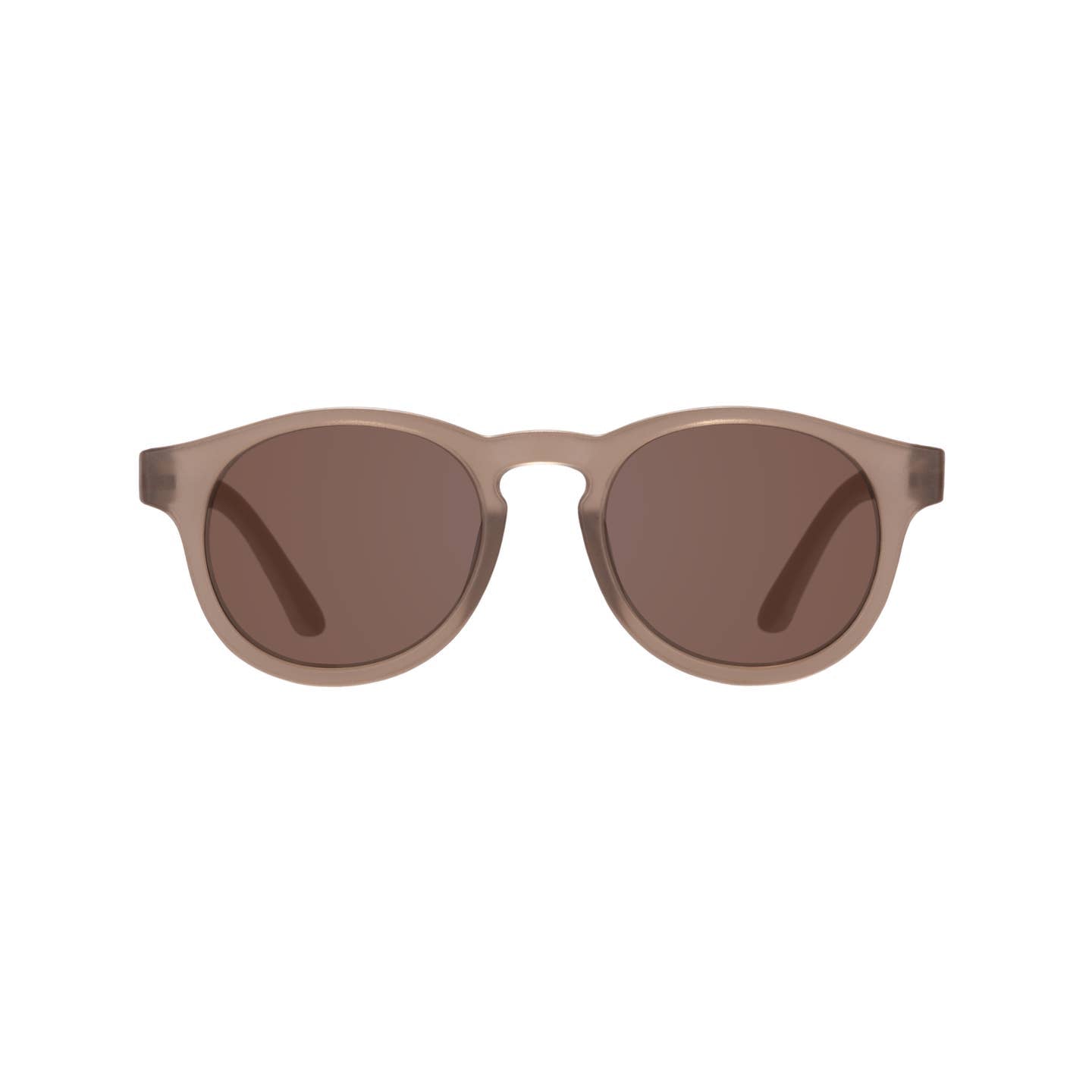 Cocoa Cloud Transparent Keyhole Sunglasses | Amber Lens
