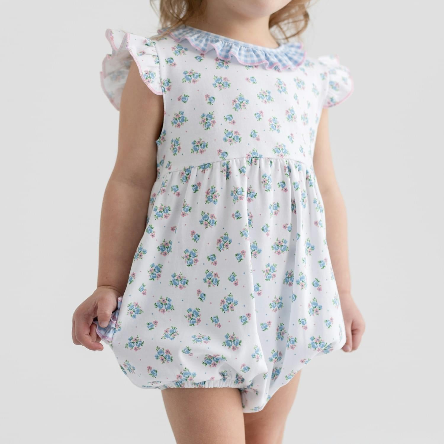 Anna's Classics Printed Ruffle Flutters Bubble