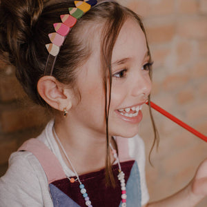 Pencils Colorful Acrylic Headband