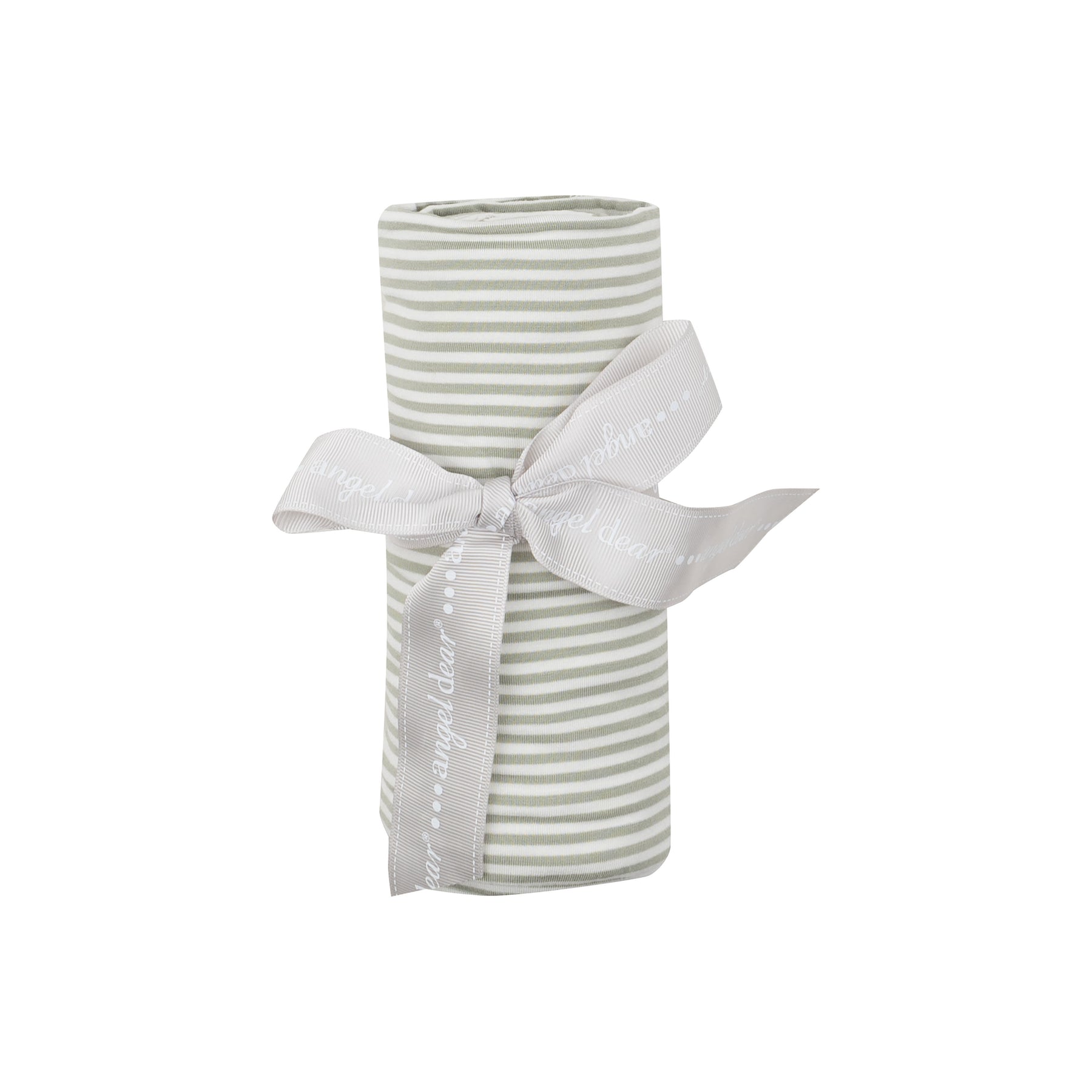 Desert Green Stripe Bamboo Swaddle Blanket