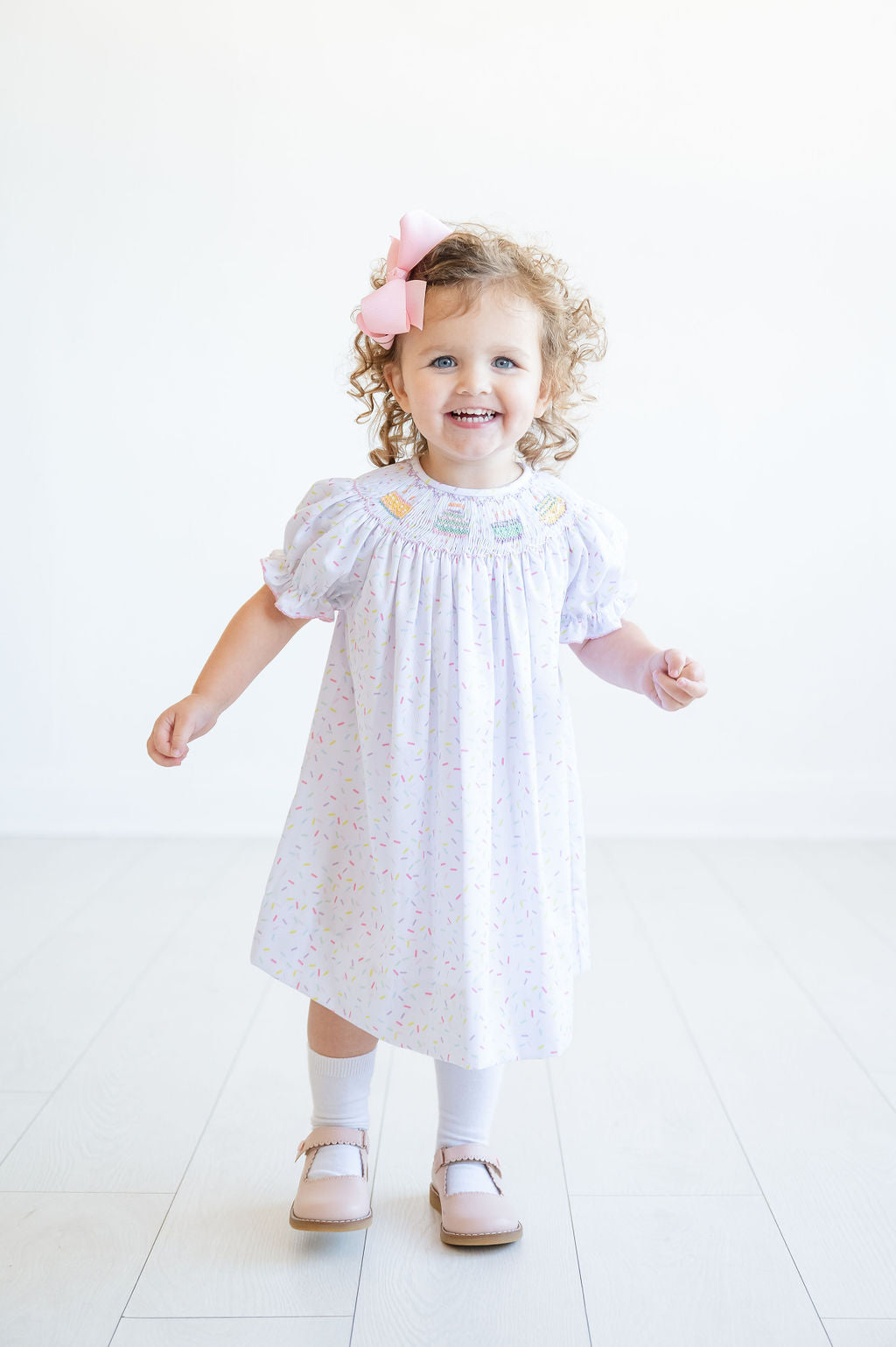 Birthday Sprinkles Smocked Helen Dress