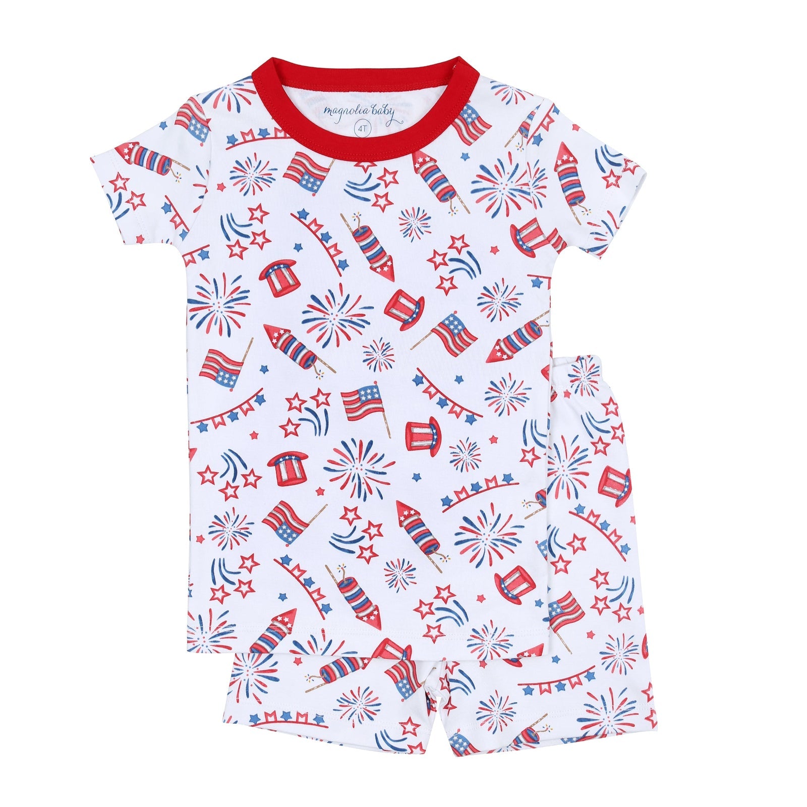 Red white and blue pajamas hotsell