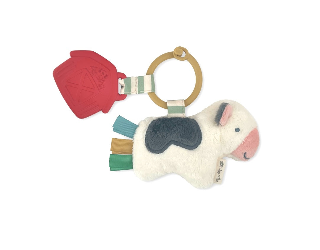 Itzy Pal™ Plush + Teether | Cow