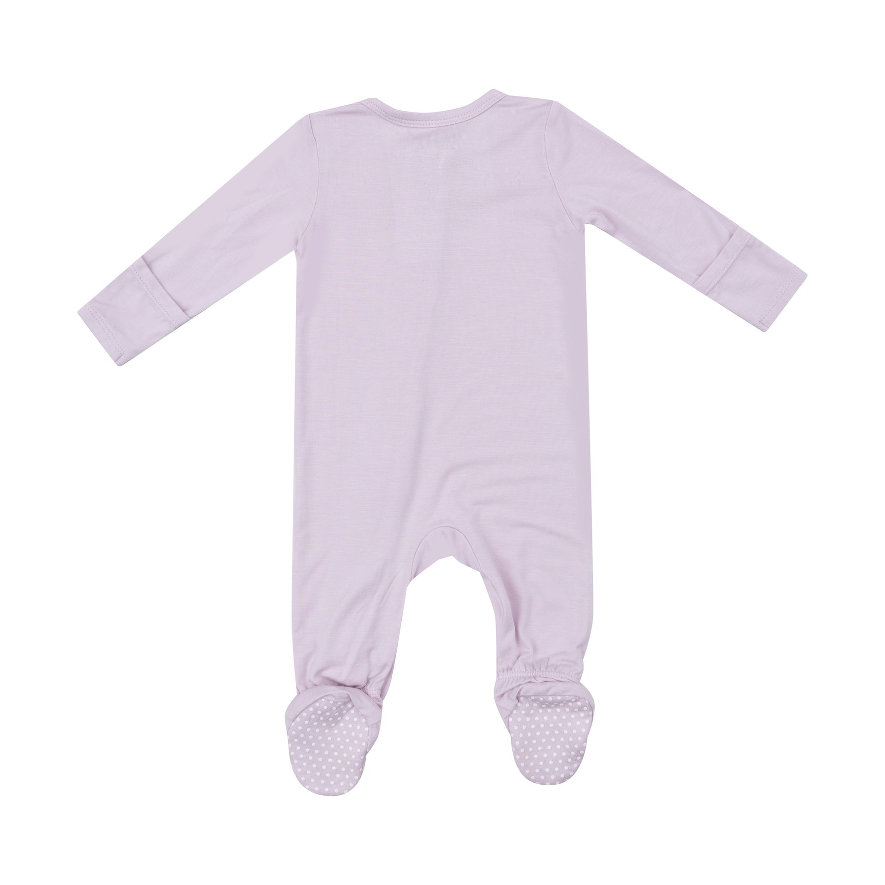 Orchid Hush Bamboo 2 Way Zipper Footie