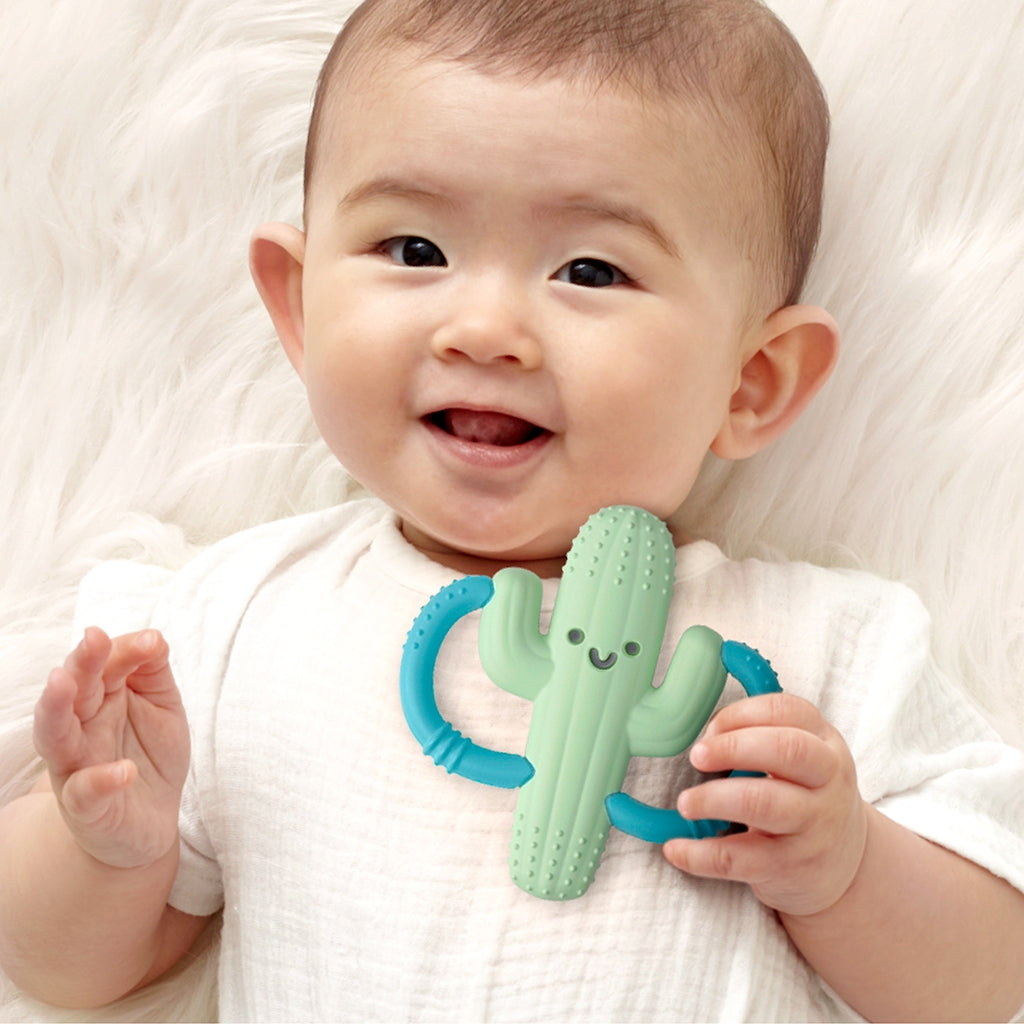 Cactus Chew Crew Silicone Teether