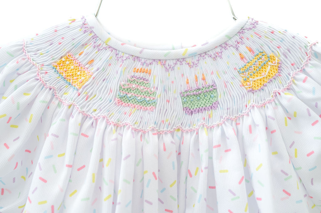 Birthday Sprinkles Smocked Helen Dress