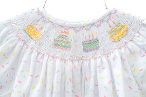 Birthday Sprinkles Smocked Helen Dress