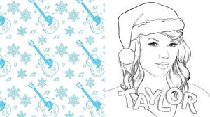 Unofficial Taylor Swift Christmas Coloring Book