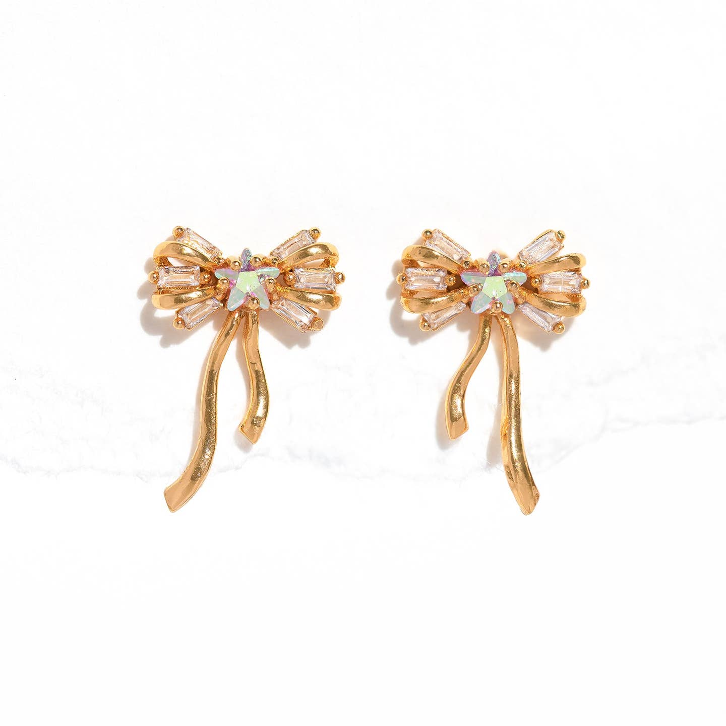 Coquette Bow Earrings | 18k Gold Plated