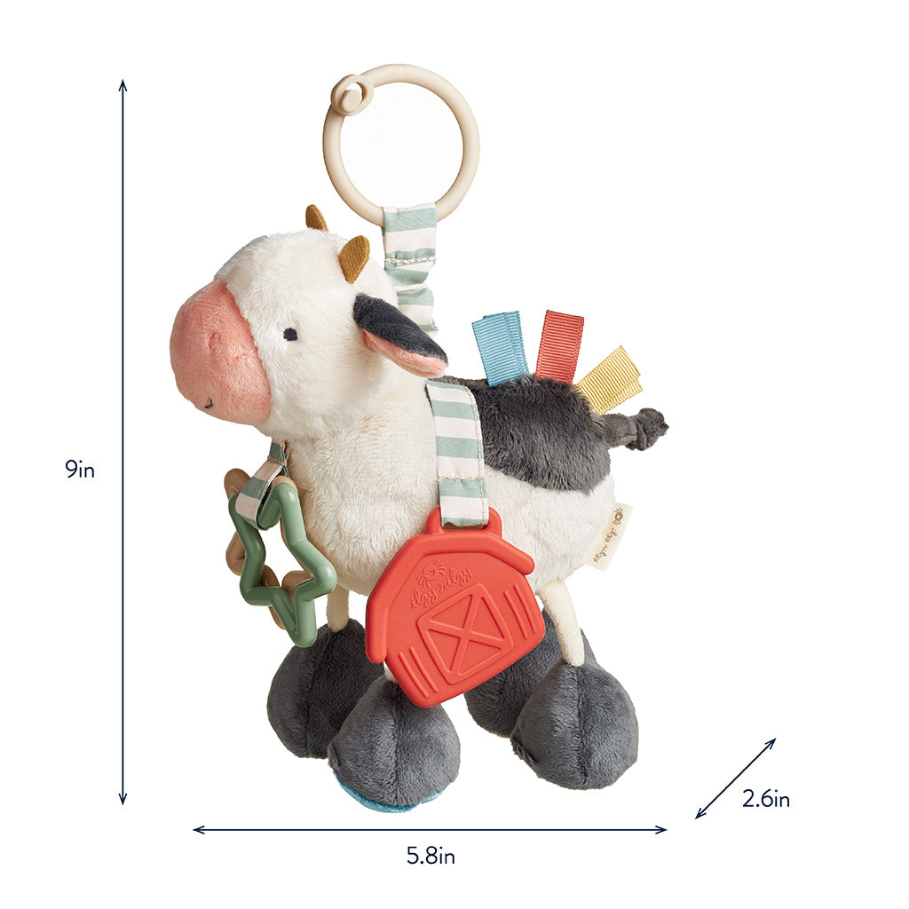 Link & Love™ Activity Plush with Teether Toy | Cow