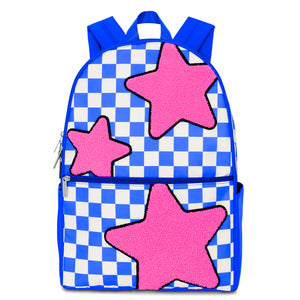 Star Checkered Backpack