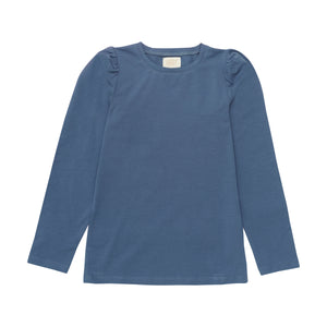 Organic Cotton Long Sleeve Shirt | Sapphire Blue