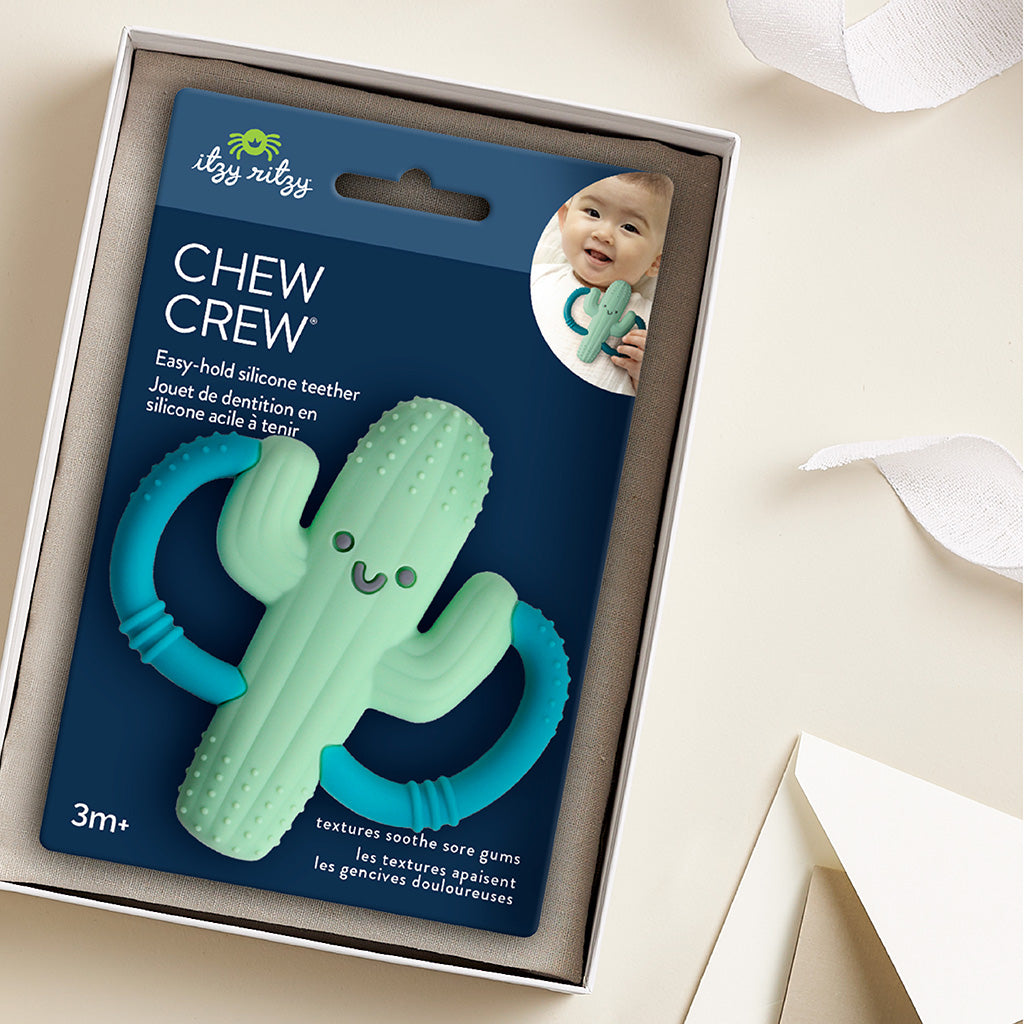 Cactus Chew Crew Silicone Teether