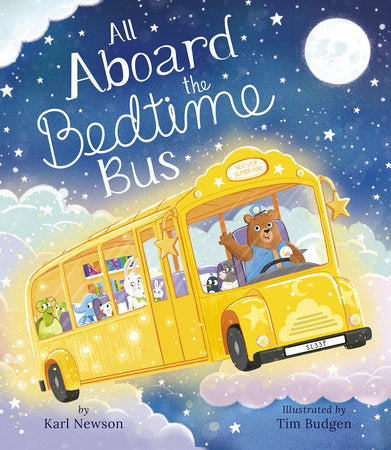 'All Aboard the Bedtime Bus' Hardcover Book | by Karl Newson