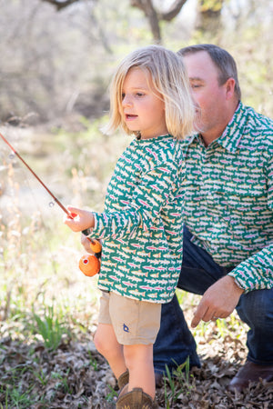 Evergreen Trout Long Sleeve Performance Tee