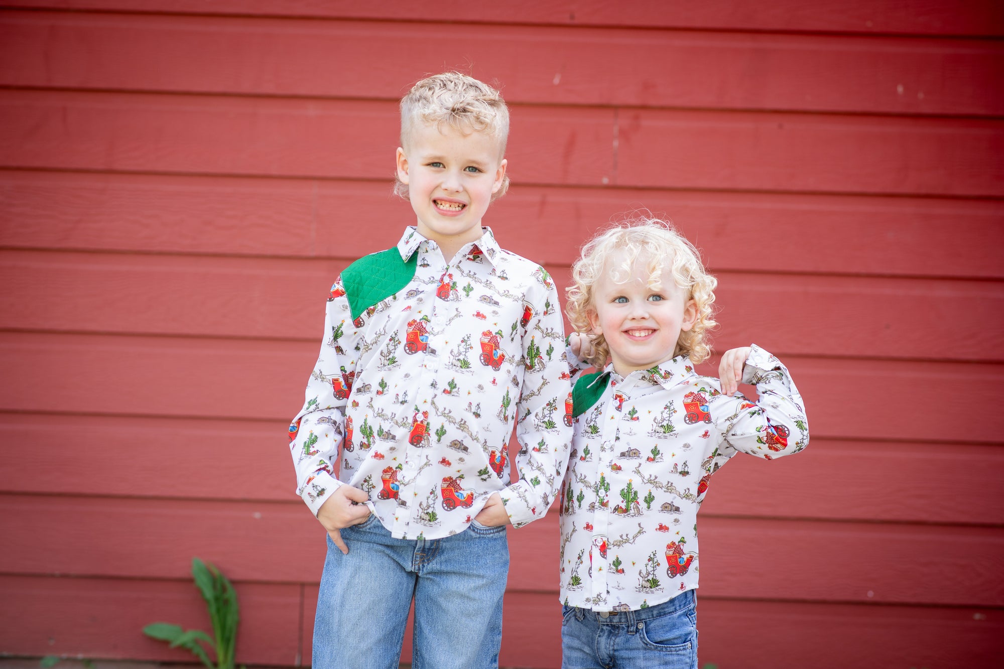 Cowboy Christmas Long Sleeve Shirt